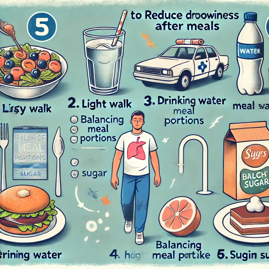 식곤증에 좋은 대처 방법