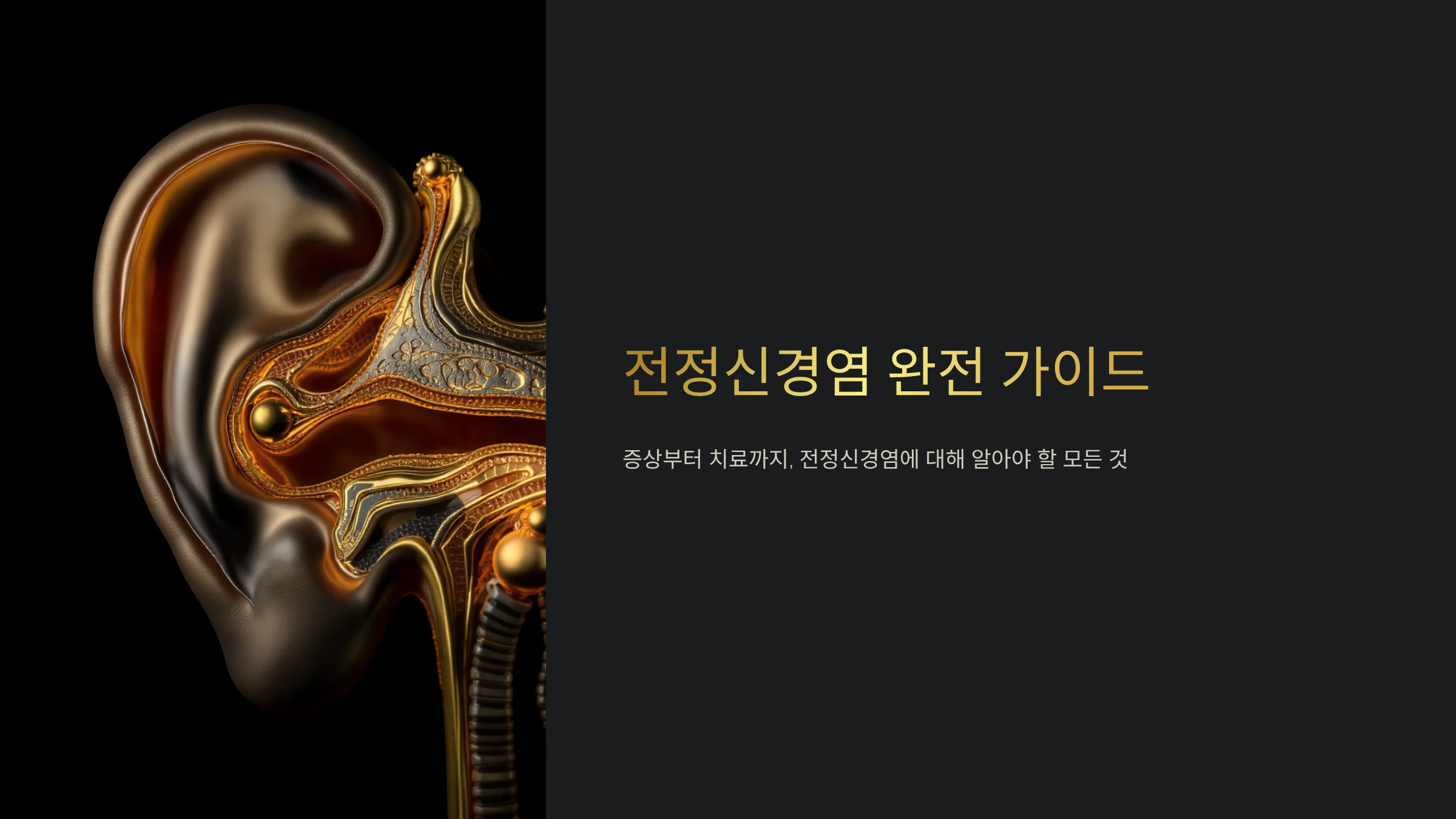전정신경염 증상과 회복 과정