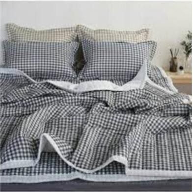 달콤한하루 미니체크 누빔 여름 이불 세트