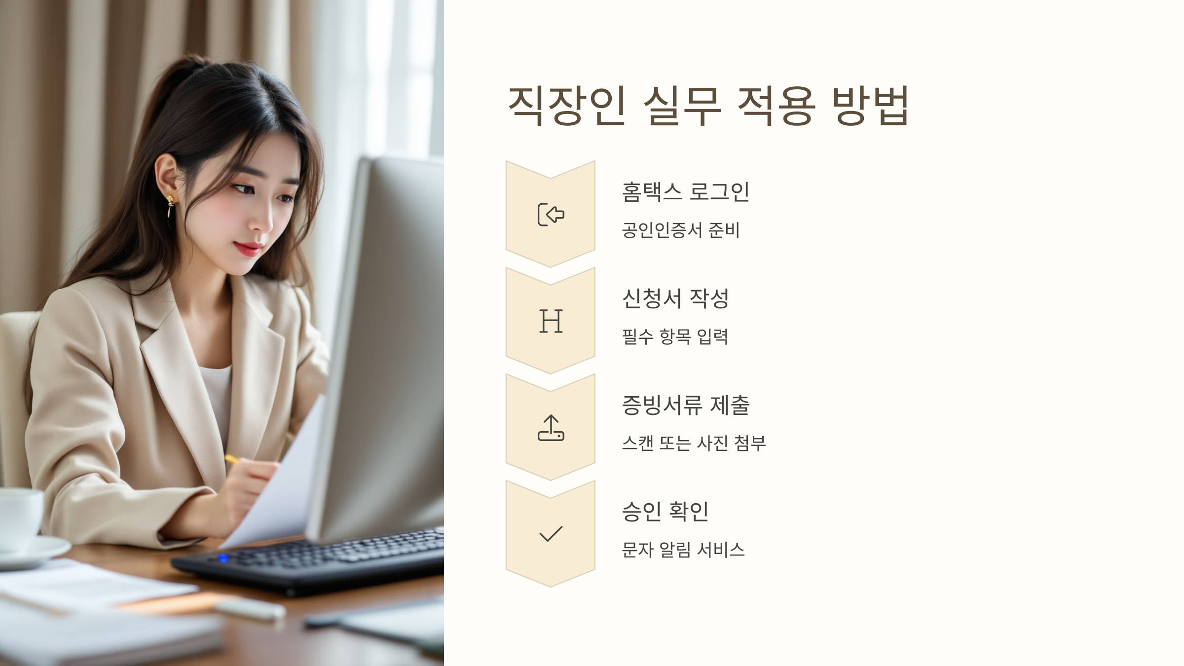 직장인과 자영업자 실무 적용