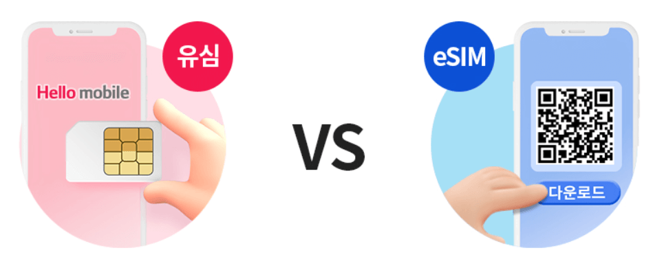 ESIM과 USIM 비교 정의