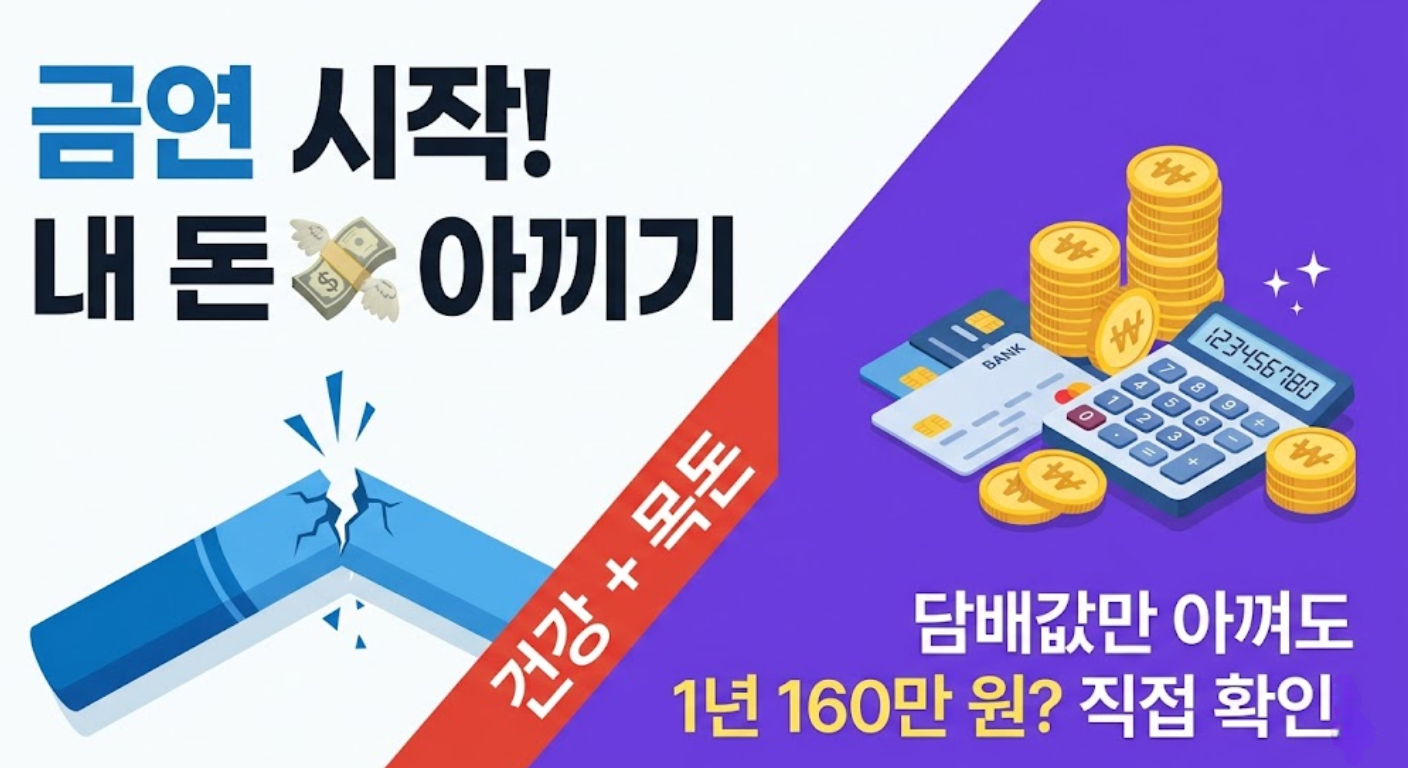 금연시작-내돈 아끼는 방법