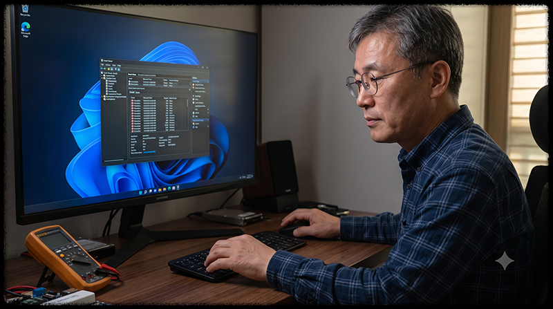 윈도우 이벤트 뷰어에서 WMI-Activity Operational 로그를 확인하는 모습
