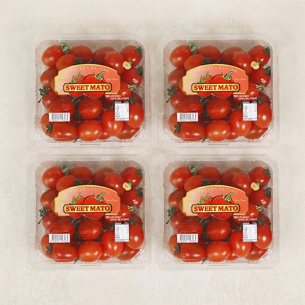 과일꾼 스테비아 레드 방울토마토, 500g, 4팩 | 토스쇼핑