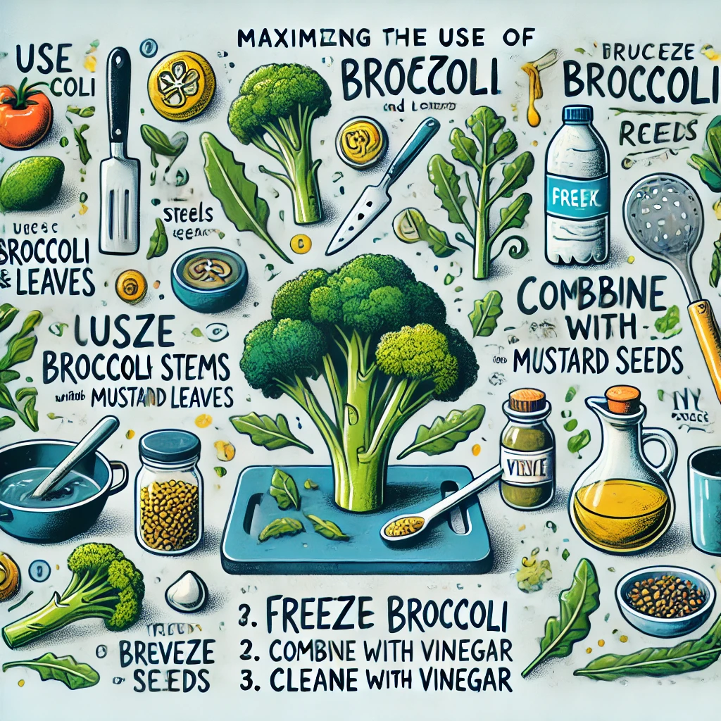 브로콜리를 최대한 활용하는 팁