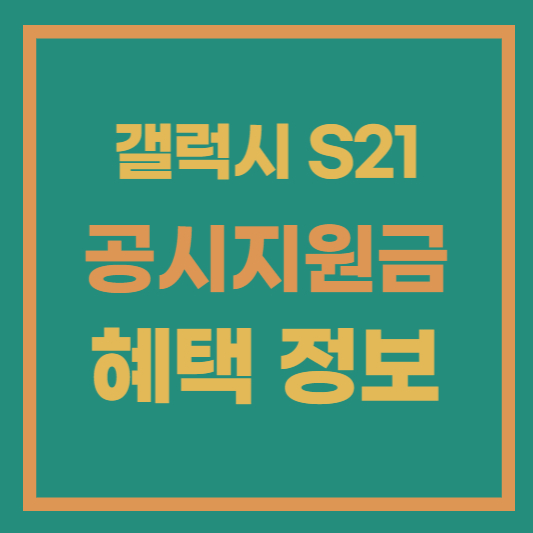 갤럭시S21