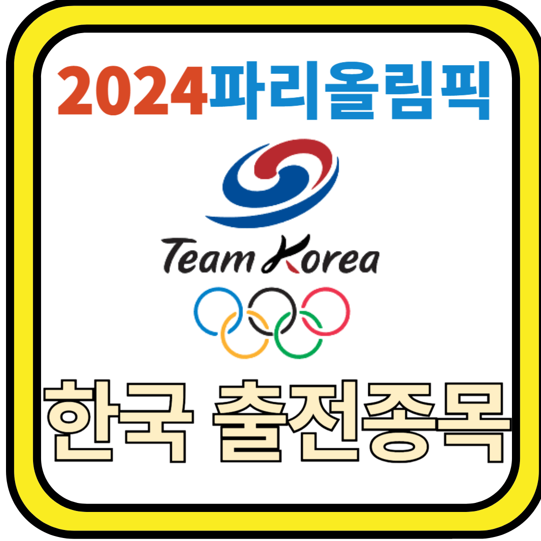 2024 파리월드컵 한국 출전종목 썸네일