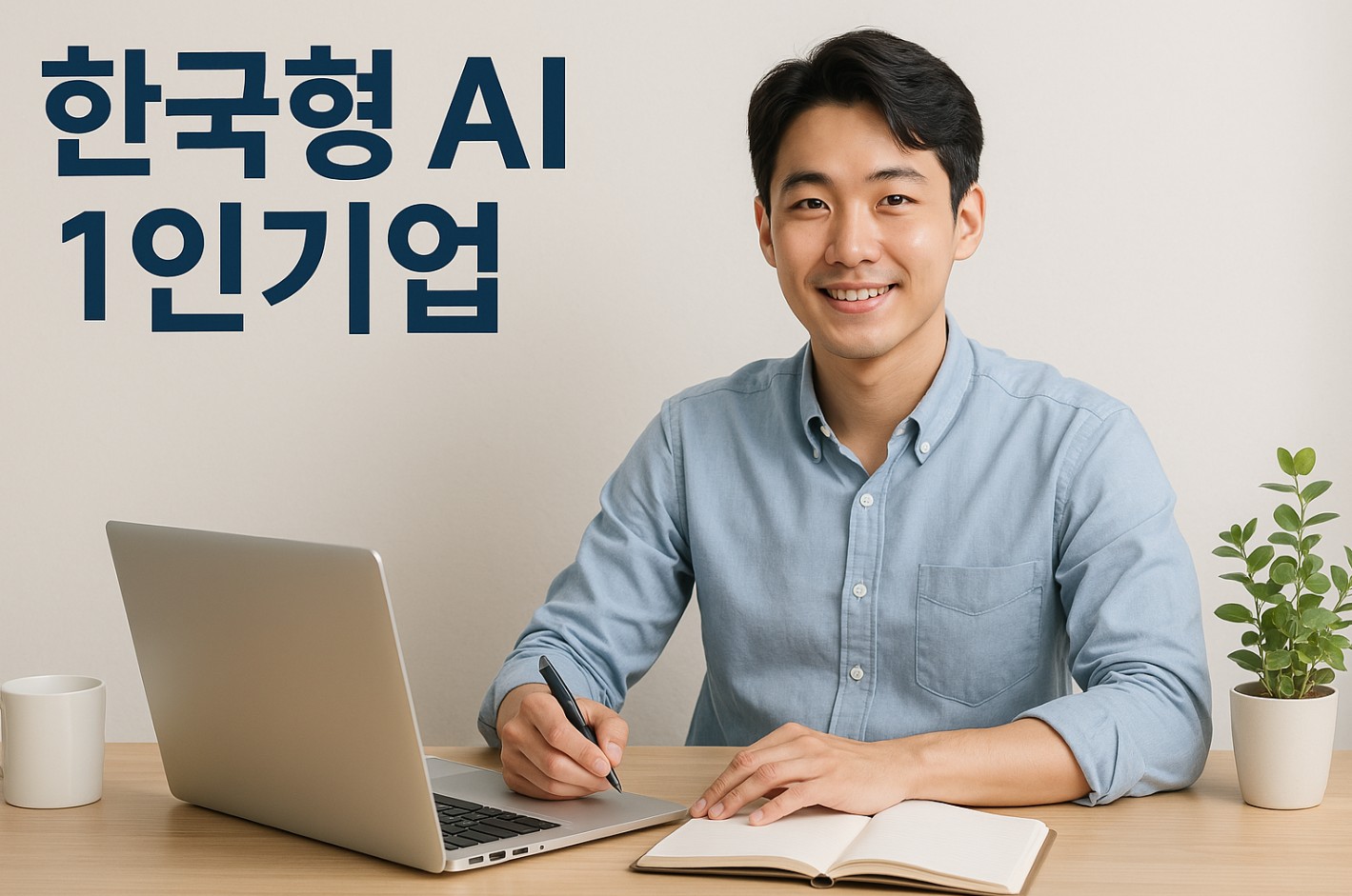 한국에서 AI 1인기업 시작하는 법 (AI창업, 국내환경, 무자본사업)