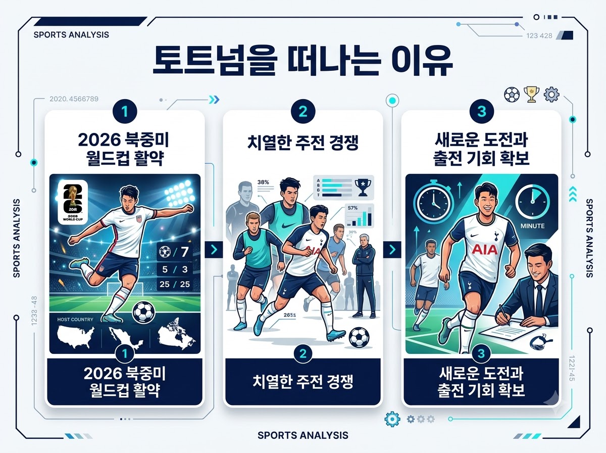 토트넘을 떠나는 이유