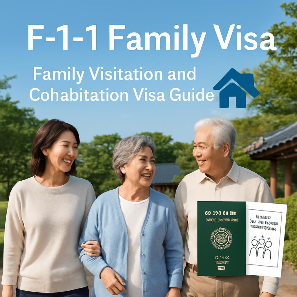 F-1-1 방문동거비자 신청 방법 완전 가이드