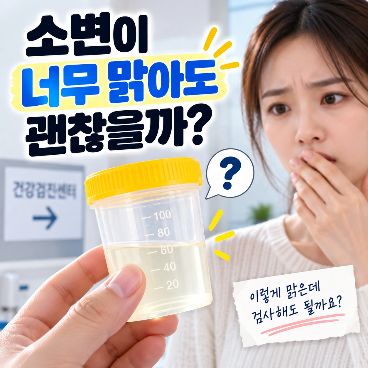 건강검진_소변검사_3번_소변이너무맑다면