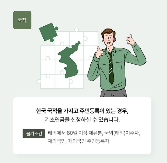 노령연금(기초연금) 수급자격, 신청방법