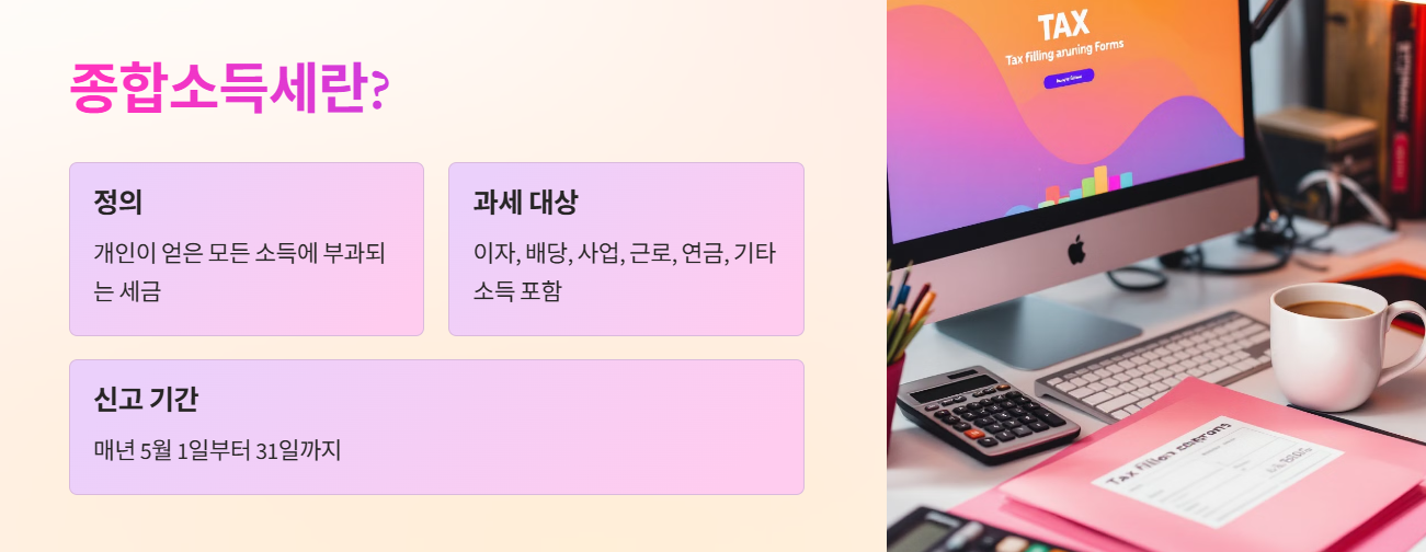 종합소득세란 무엇인가요?