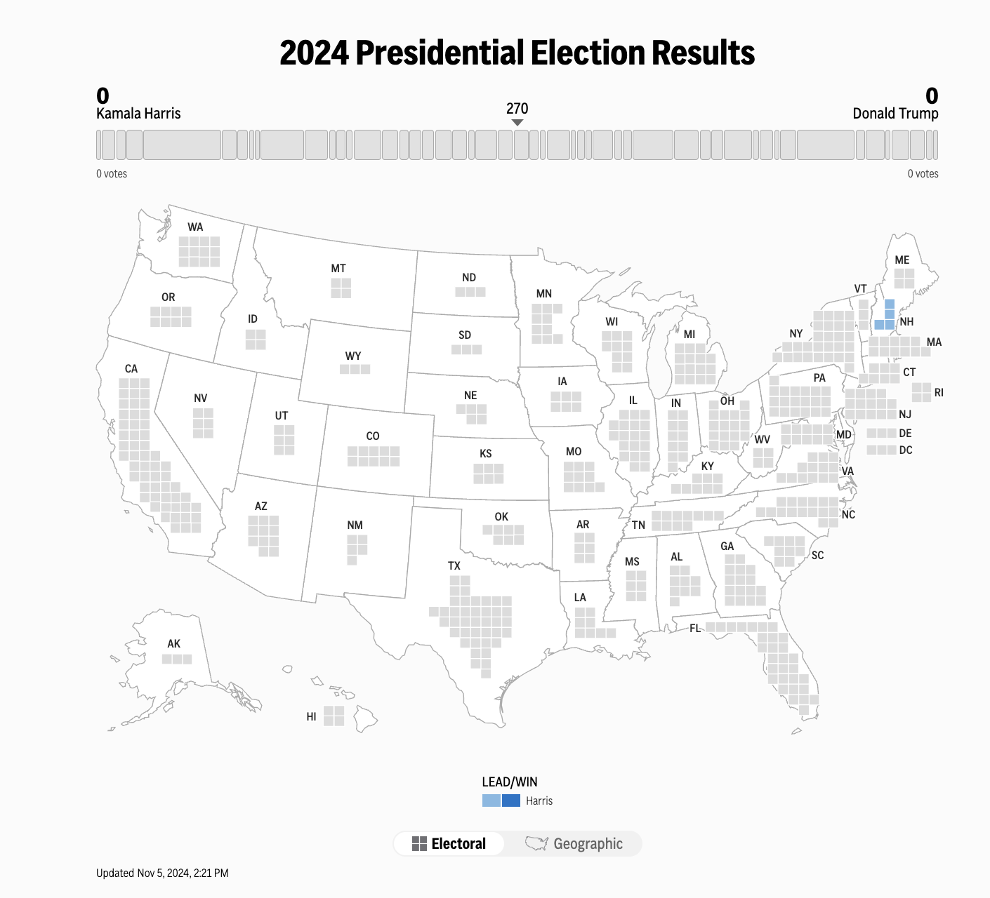 2024-미국-대선-개표-결과-확인 -AP통신