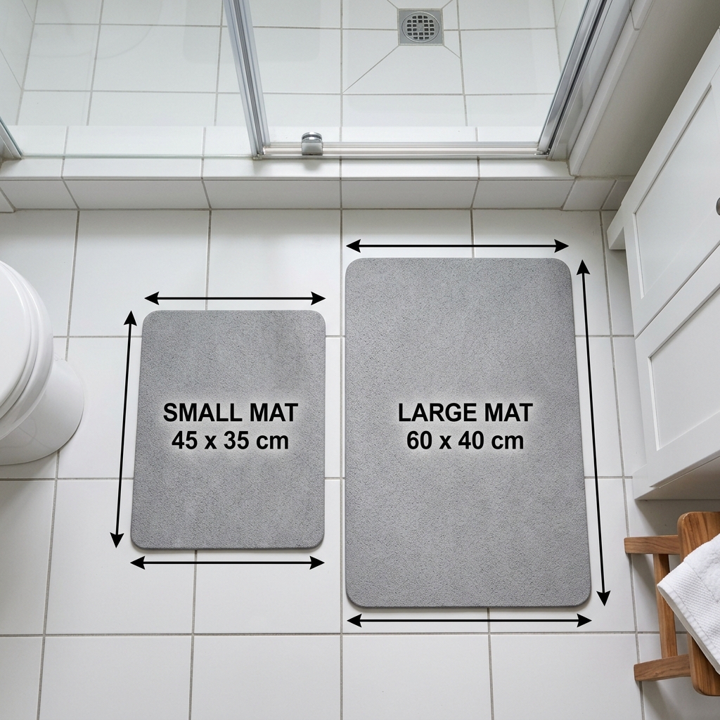 욕실발판 고르는법 사이즈 선택 기준