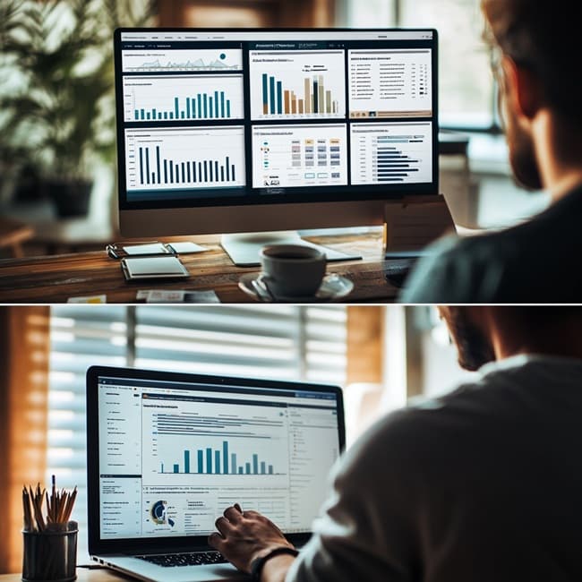 애드센스와 제휴마케팅 수익 구조를 비교하는 실사 이미지