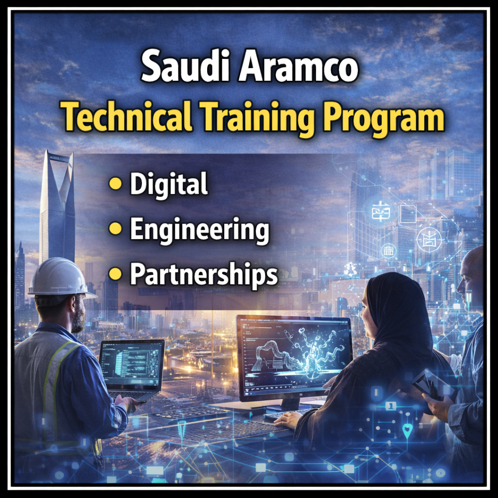 사우디아람코 기술 교육 프로그램: 디지털, 엔지니어링, 파트너십