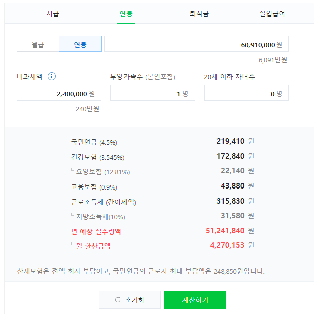 국민은행 신입 연봉