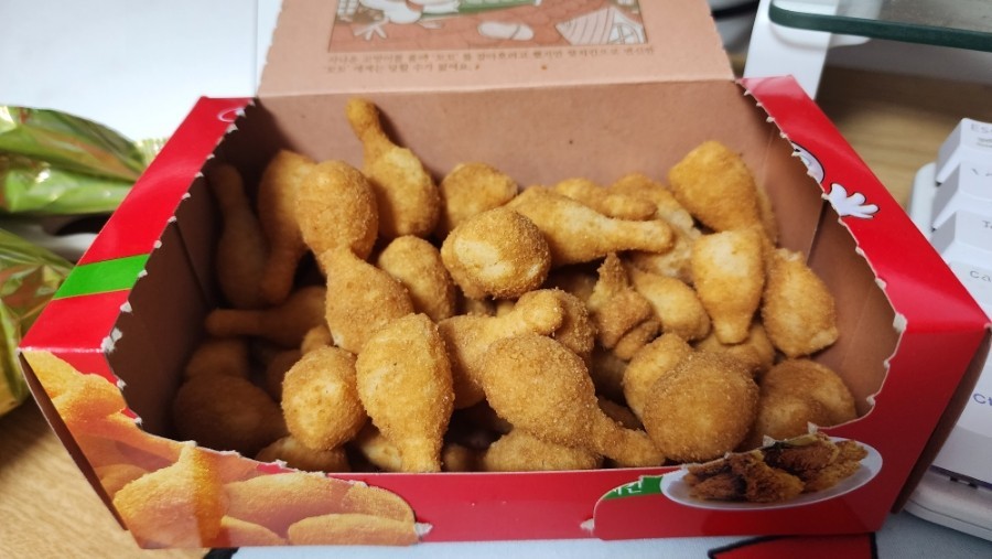 농심과자 닭다리 입니다./ 출처 - 네이버블로그[희망코칭]