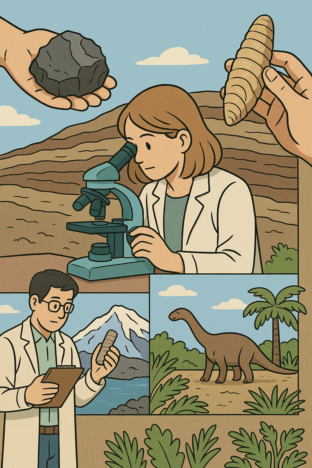 암석과 화석으로 복원하는 지구의 기후 연대기