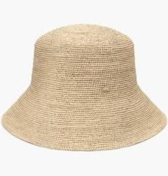 Handmade Raffia Hat - Natural