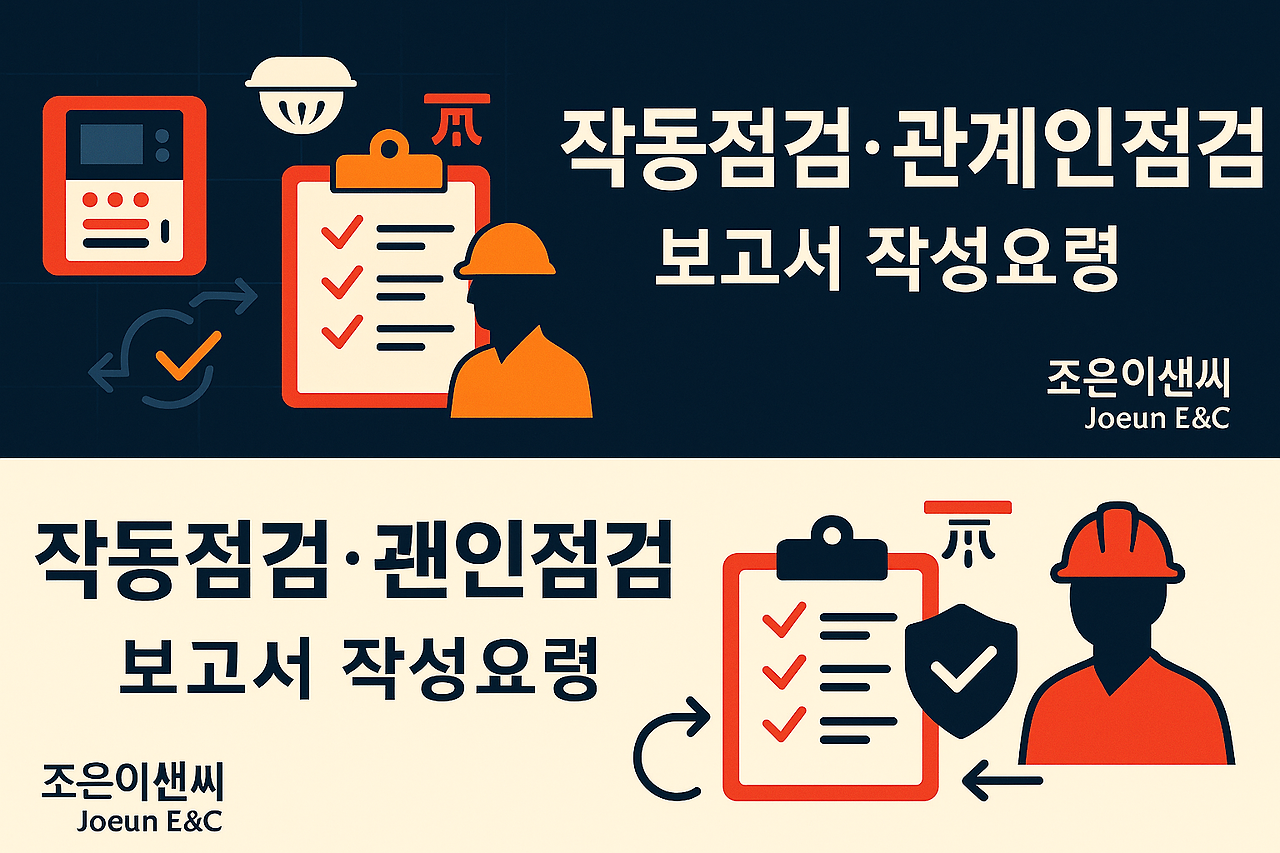 소방작동점검방법 보고서 작성방법