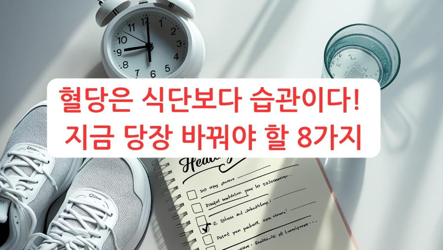 혈당을 조절하는 8가지 생활습관