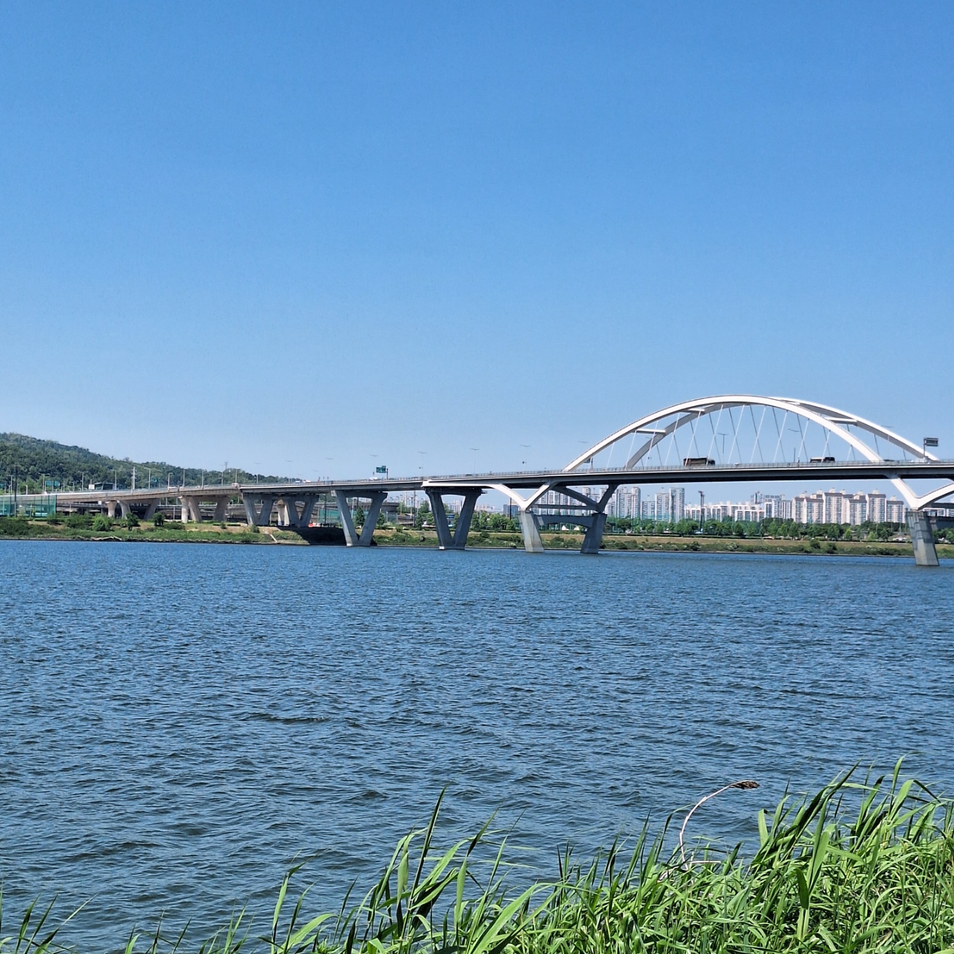 구리암사대교와 고덕대교