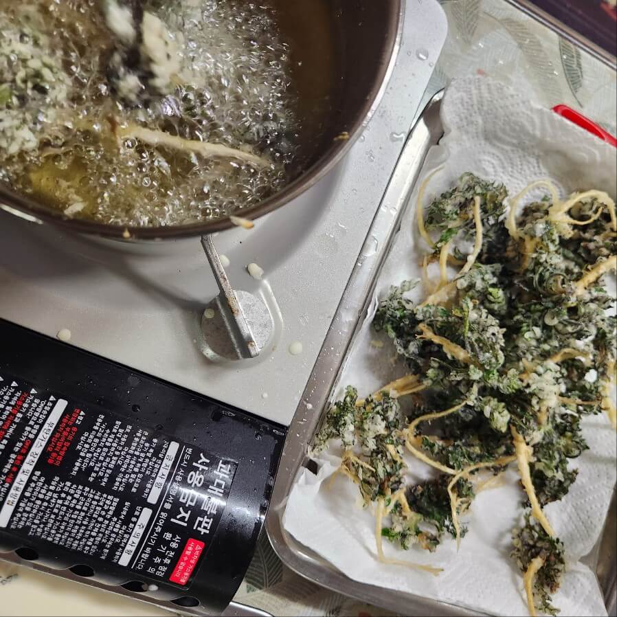 제철 봄나물 요리 냉이 튀김 봄동 겉절이 냉이된장국 냉이 요리 봄동 요리 돋나물 요리