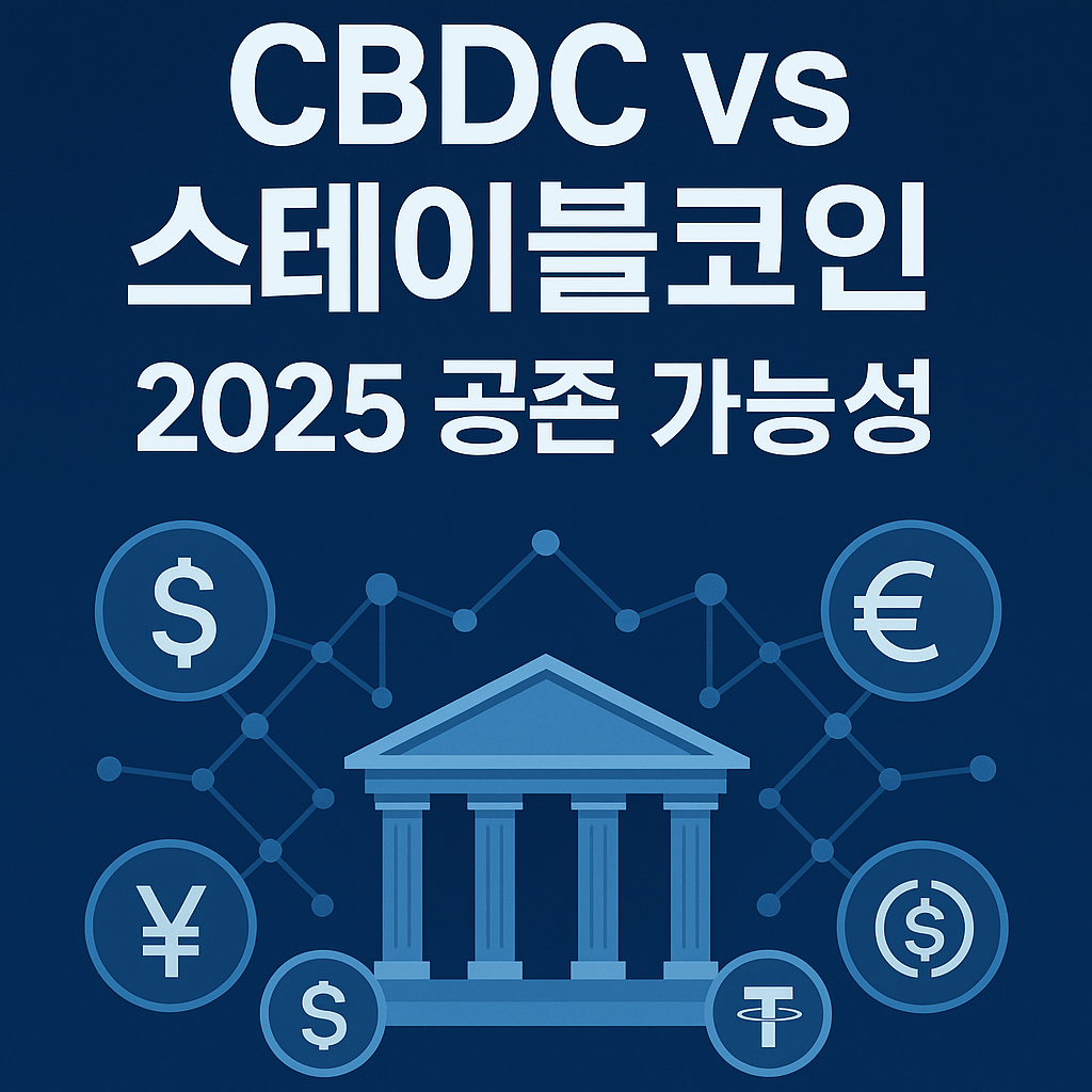 CBDC와 스테이블코인, 2025년 공존 가능성 완전 분석