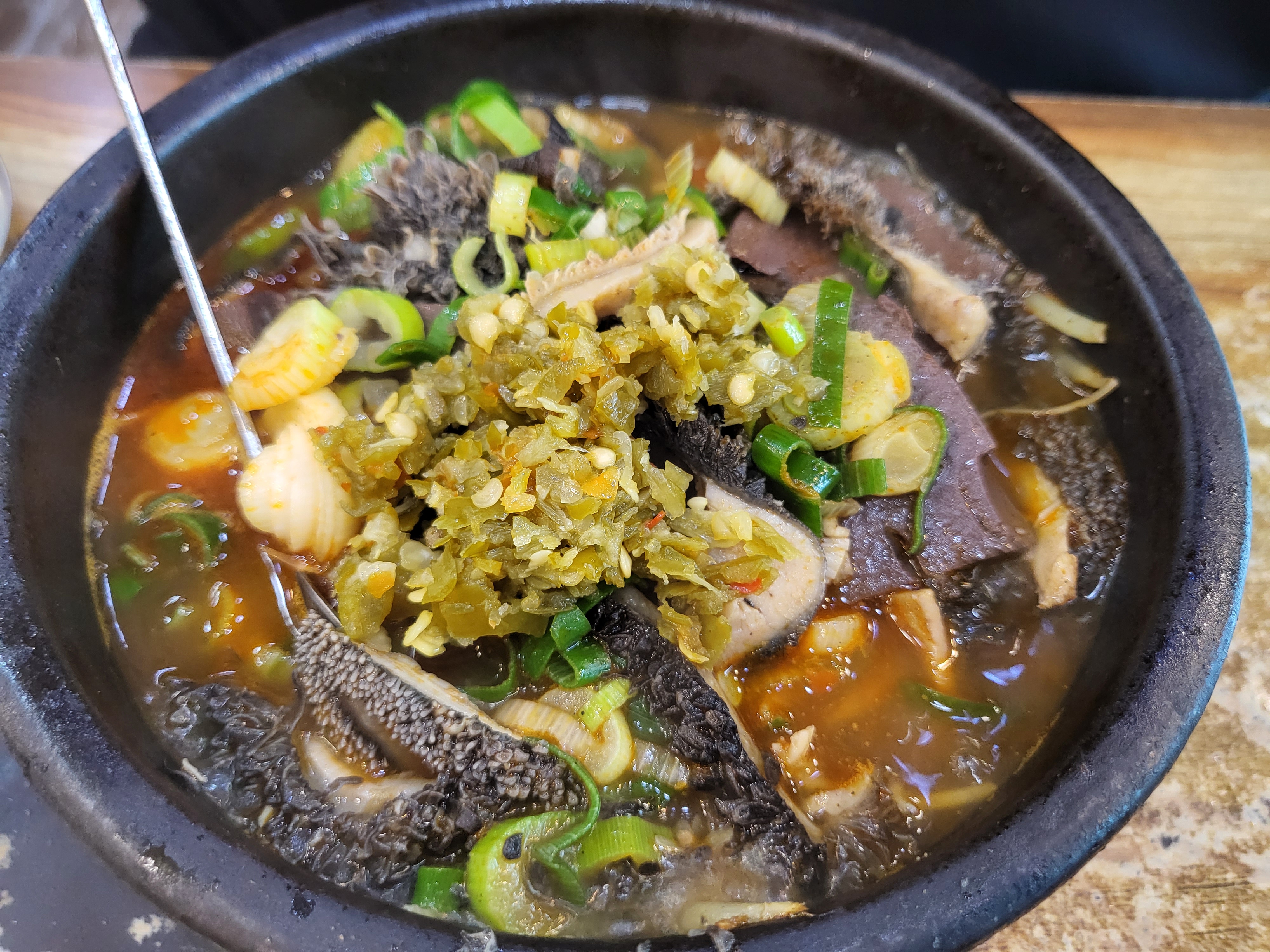 나인식양평해장국 - 해장국 클로즈업