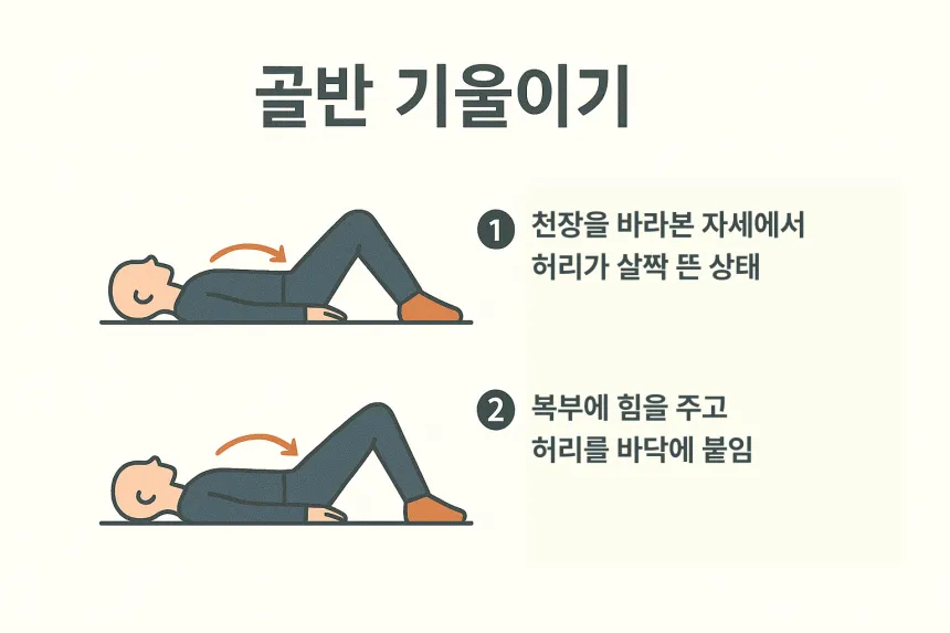 허리 협착증에 좋은 운동