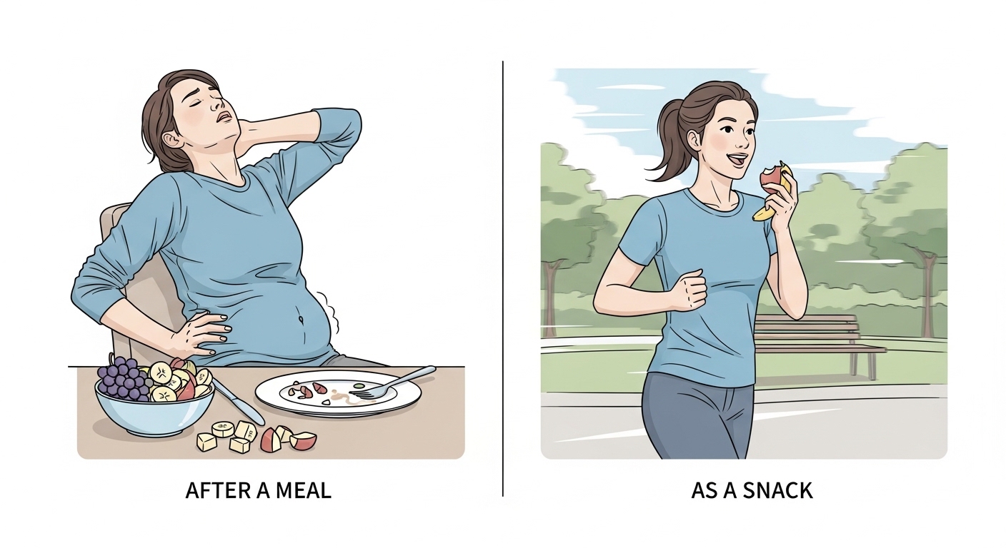 식후과일섭취시간