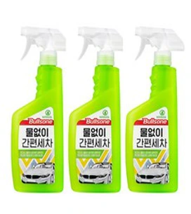 불스원 퍼스트 클래스 물없이 간편세차 세정제, 550ml, 3개