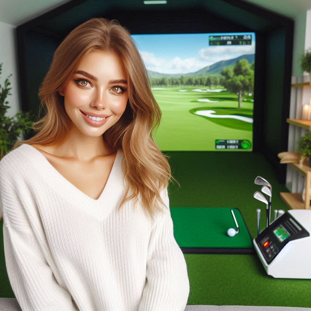 스크린골프장 배경