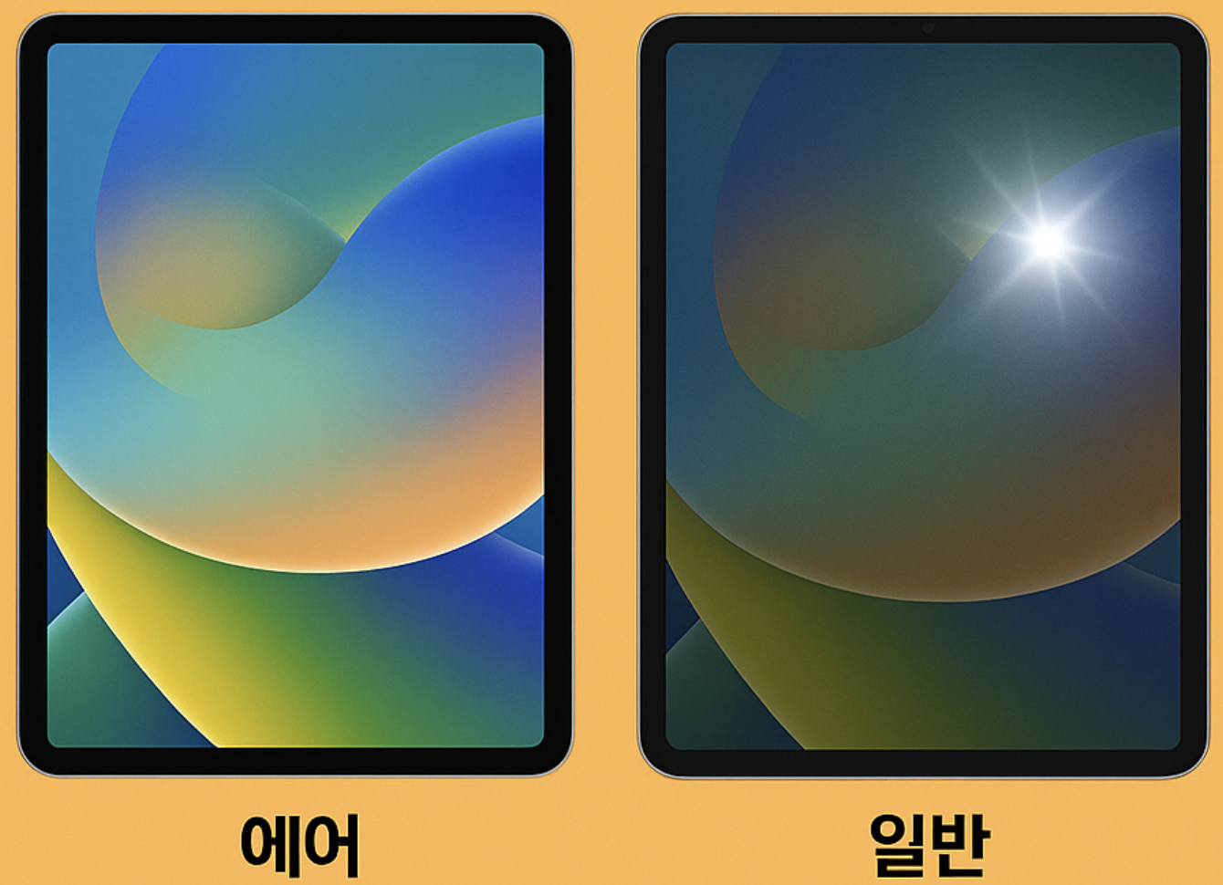 아이패드-빛-반사