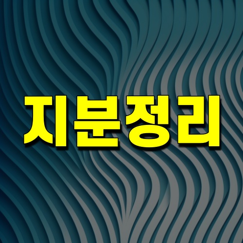 지분정리