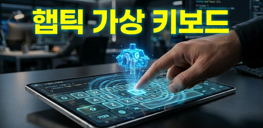 햅틱 가상 키보드의 미래