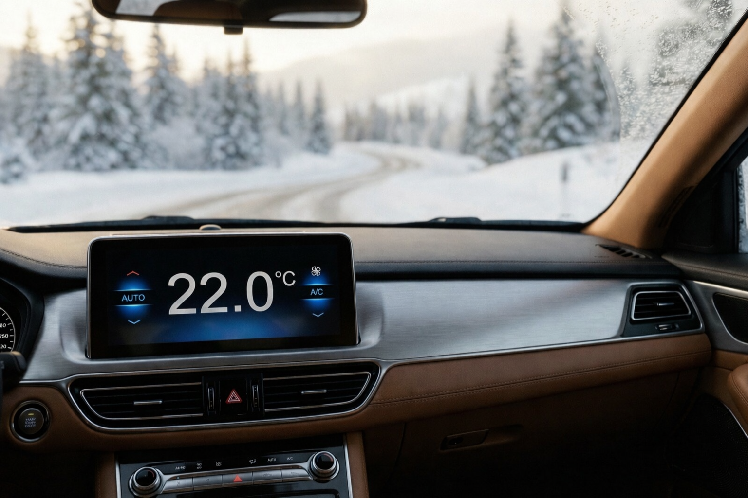 자동차 공조기 온도 22도 세팅 이미지