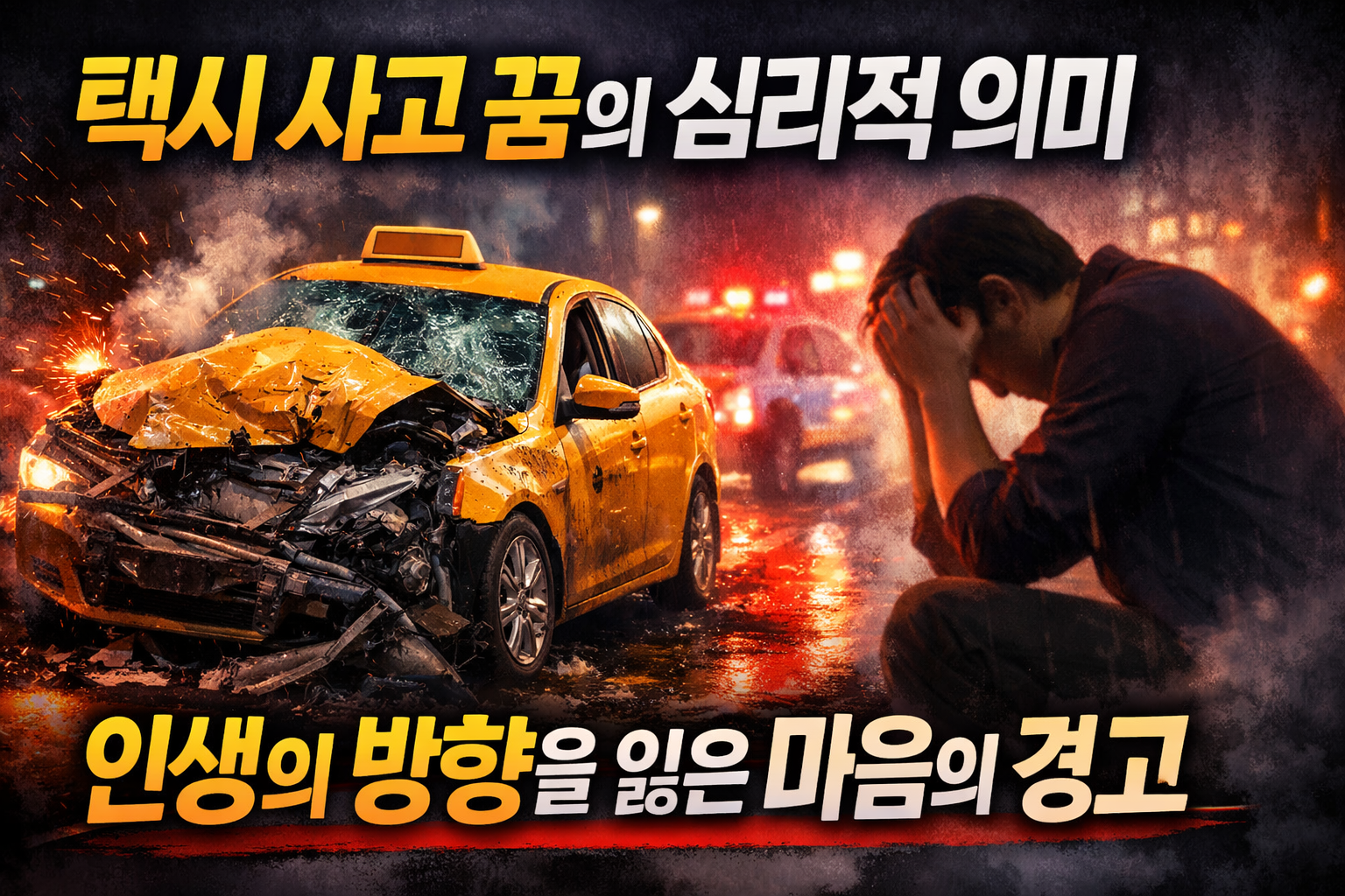 택시 사고 꿈