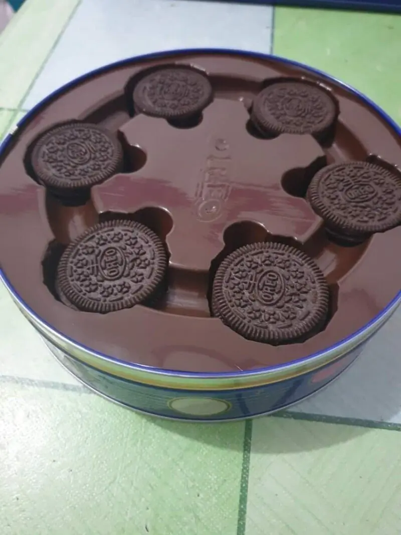 한국 과자의 악랄한 과대포장 오레오