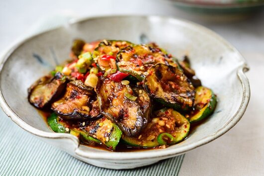 가지요리 맛있게 하는법 쫄깃한 가지무침