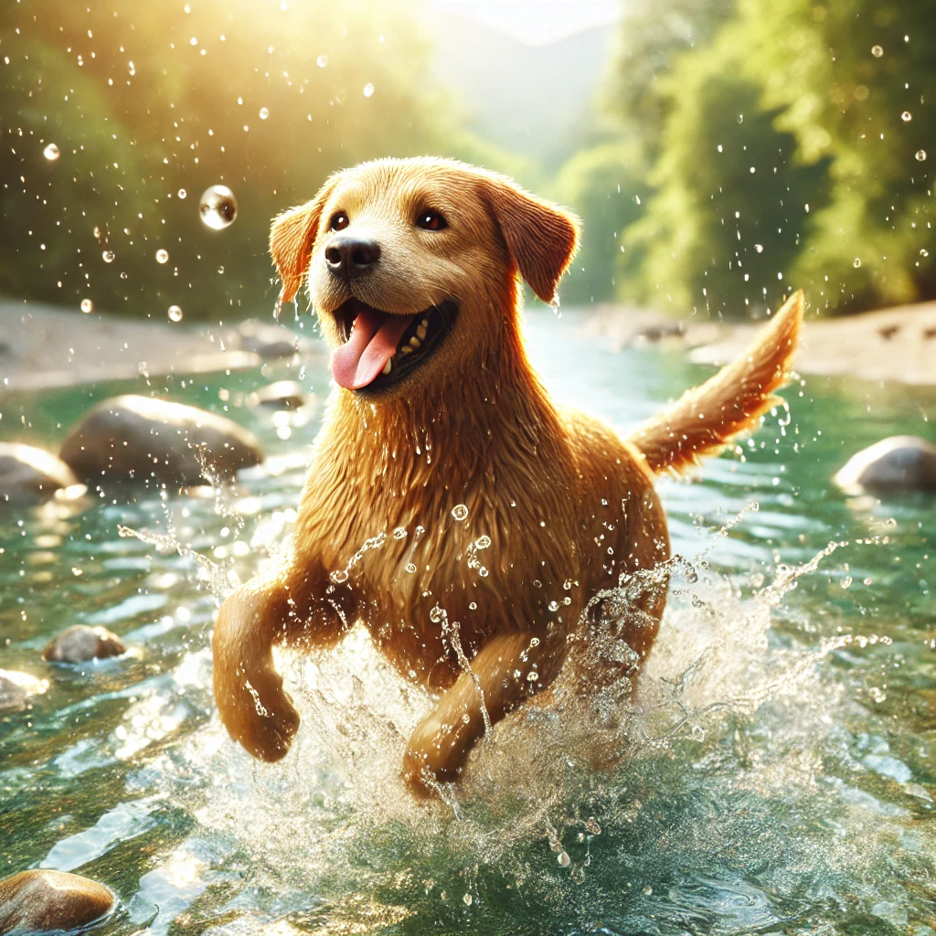 반려견 물놀이 후 케어법 관련 사진