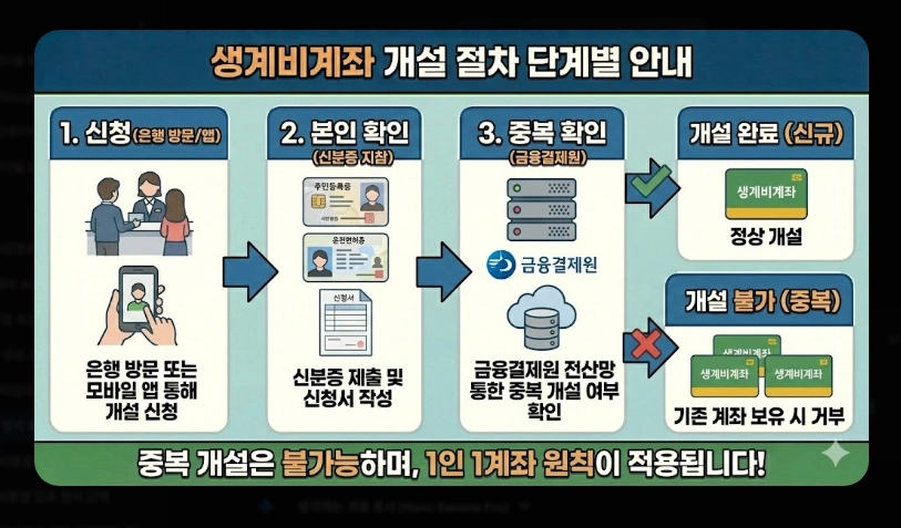 압류방지통장 장단점 비교 [2026년 기준] 생계비계좌 개설 전 반드시 확인할 5가지