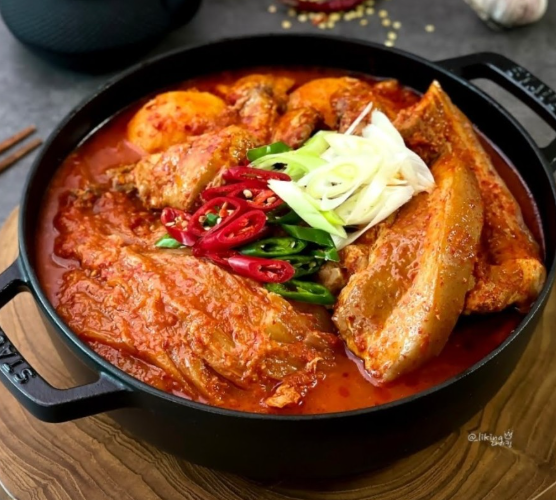 묵은지삼합