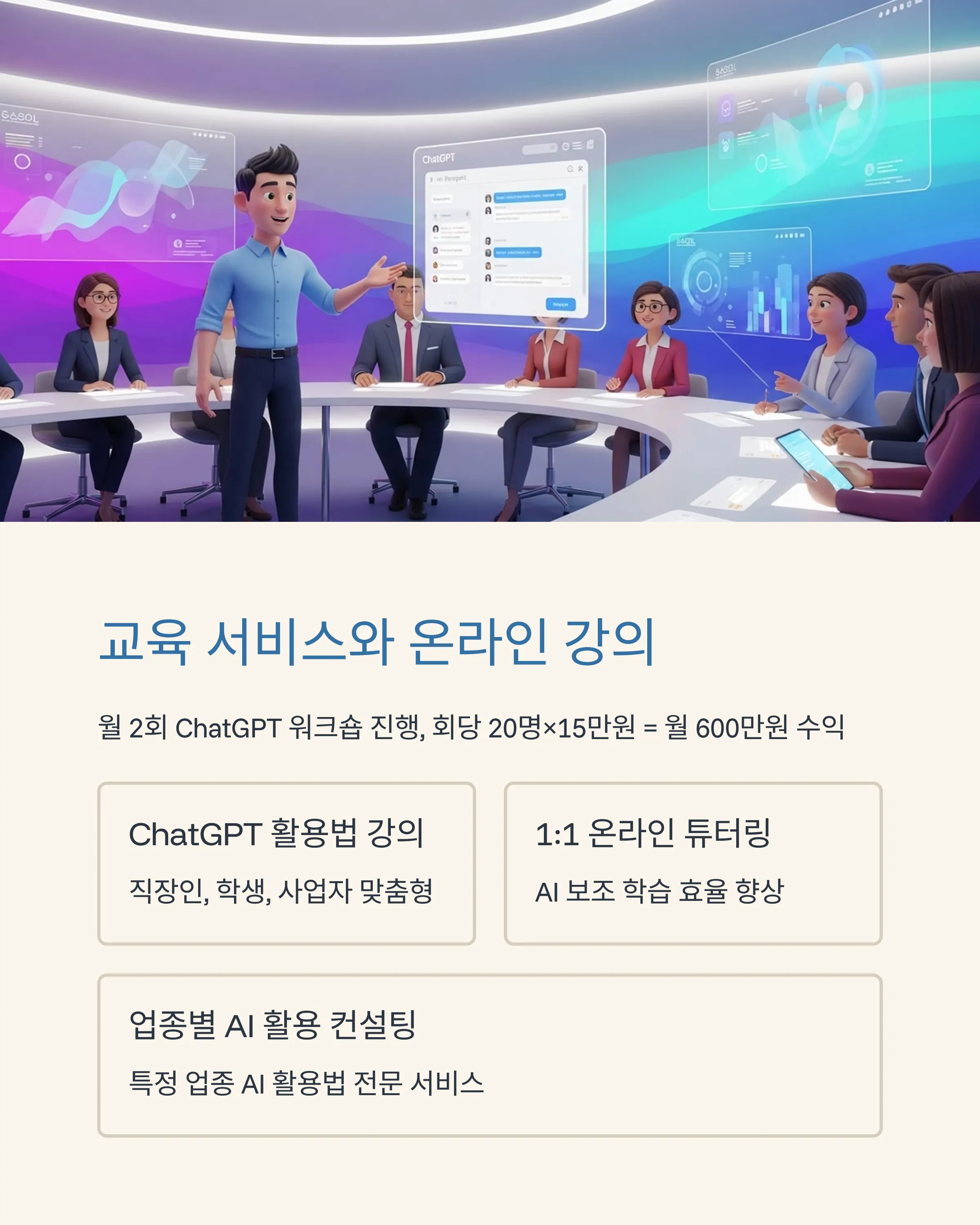ChatGPT로 돈 버는 10가지 방법