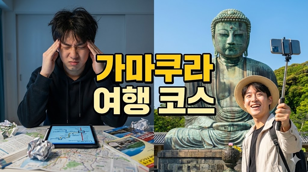 가마쿠라 여행 코스, 이대로만 따라오세요! 시간 낭비 없는 완벽 당일치기 (에노덴, 슬램덩크, 대불 총정리)