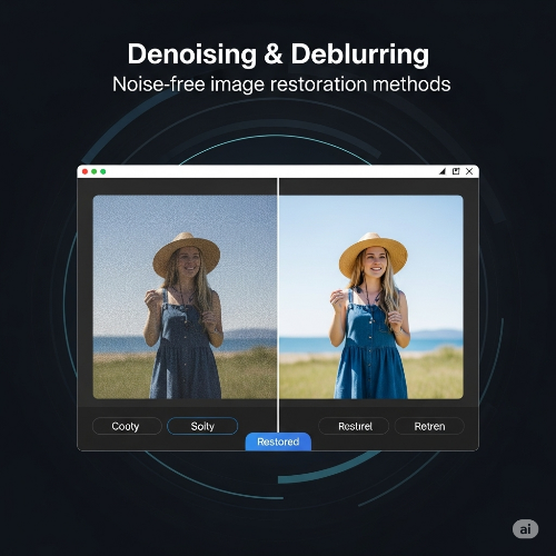 Denoising & Deblurring: 노이즈 없는 영상 복원법의 최신 기술과 응용