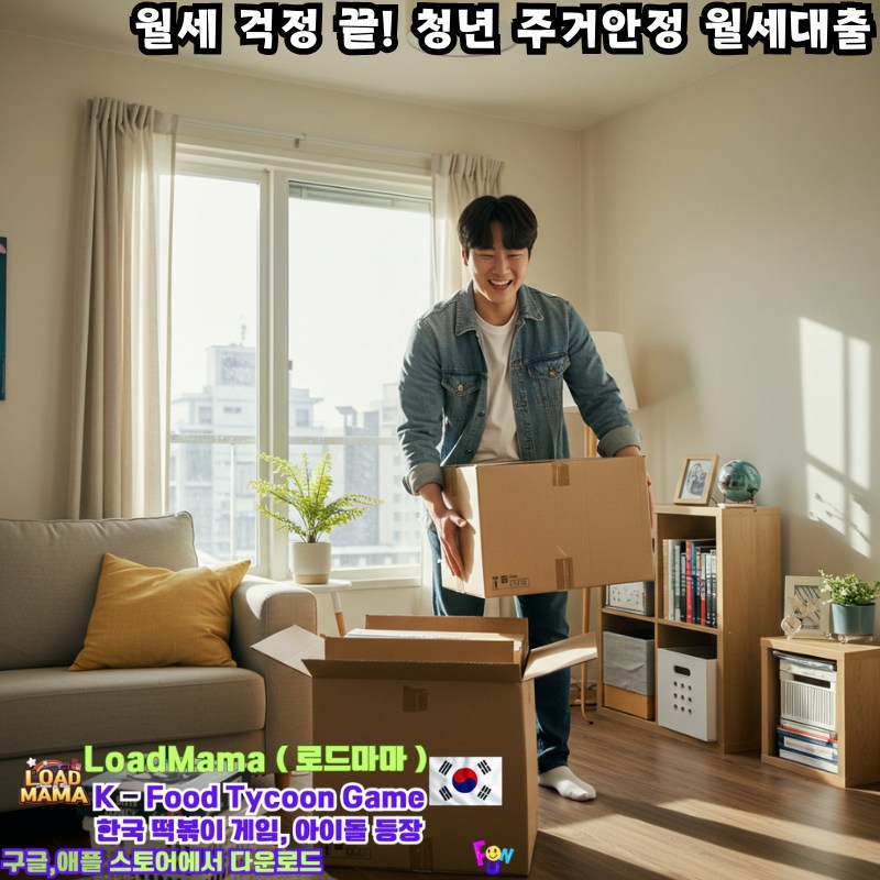 월세 걱정 끝! 청년 주거안정 월세대출로 이사