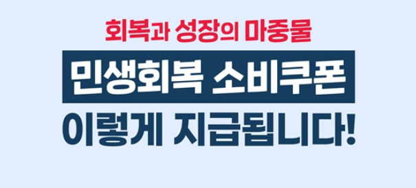 민생회복 소비쿠폰 사진